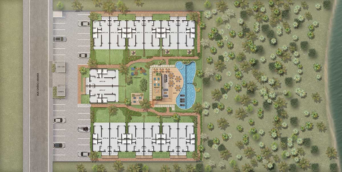 Planta de implantação